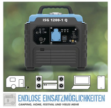 Generátor s elektrickými zásuvkami a USB porty pro kempování, domácnost a festivaly