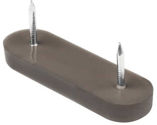 Nábytkový kluzák s hřebíkem pro upevnění