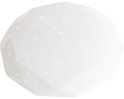 Bílé LED stropní svítidlo se vzorem hvězd