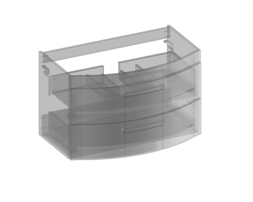 Skříňka pod umyvadlo se třemi zásuvkami