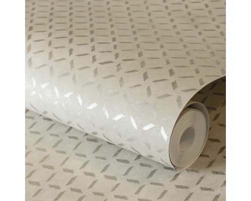 Role tapety s geometrickým vzorem