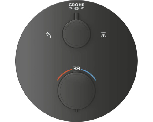 Logo Grohe Sprchová armatura se dvěma otočnými knoflíky pro regulaci průtoku vody a teploty