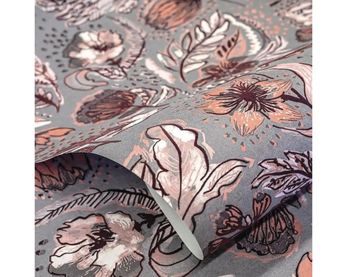 Tapeta s květinovým vzorem