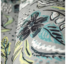 Detail tapety s květinovým vzorem