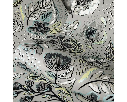 Dekorační látka s květinovým vzorem