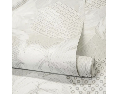 Role tapety s geometrickým vzorem