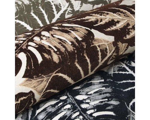 Role látky s listovým vzorem