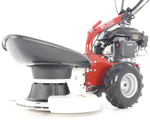 Sekačka na vysokou trávu se sběrným košem do zahrady