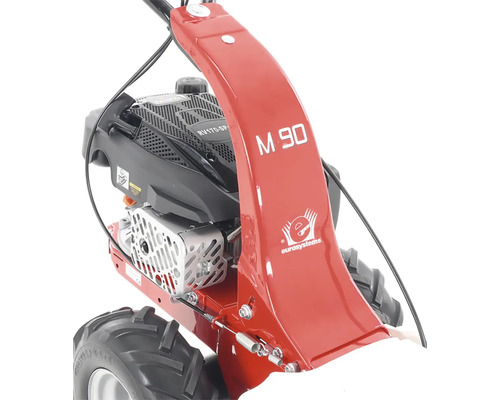 Kultivátor s logem Eurosystems a označením M 90
