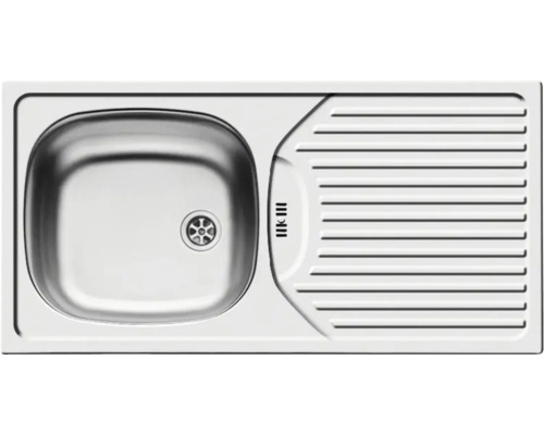 Nerezový dřez s odkapávací plochou