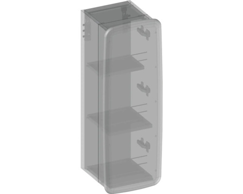 Koupelnová skříňka se třemi policemi pro montáž na stěnu