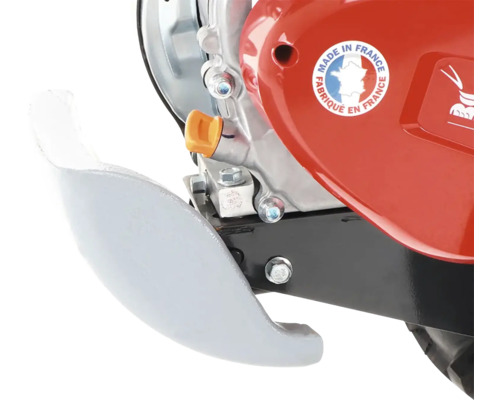 Detail motorového zařízení s pečetí Vyrobeno ve Francii