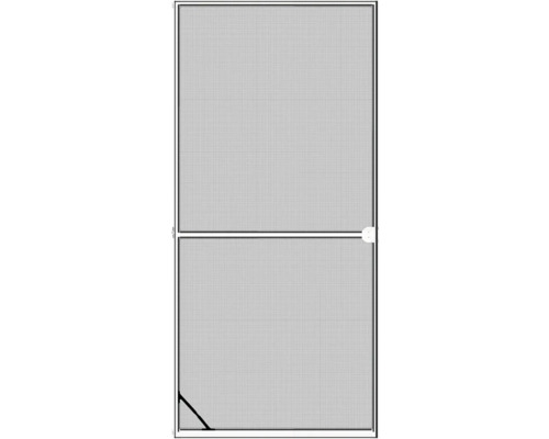 Síťové dveře s poškozením ve spodní části