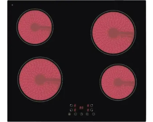 Sklokeramická varná deska se čtyřmi varnými zónami