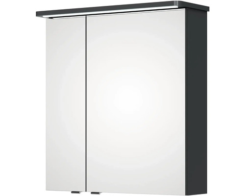 Zrcadlová skříňka se dvěma dvířky a osvětlením