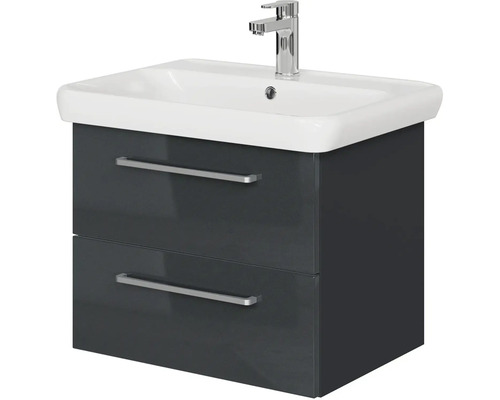 Skříňka pod umyvadlo s umyvadlem a dvěma zásuvkami