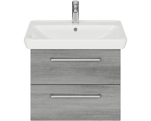 Skříňka pod umyvadlo se dvěma zásuvkami a umyvadlem