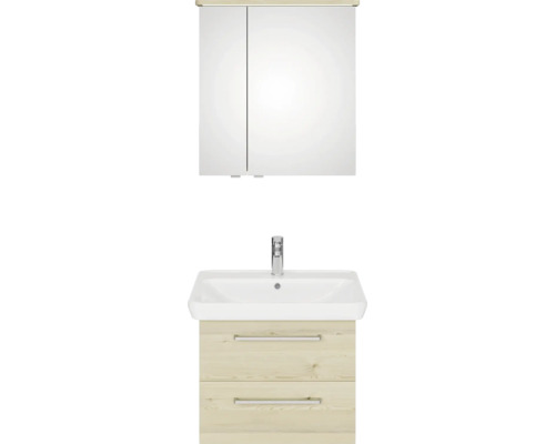 Skříňka pod umyvadlo se zrcadlovou skříňkou do koupelny