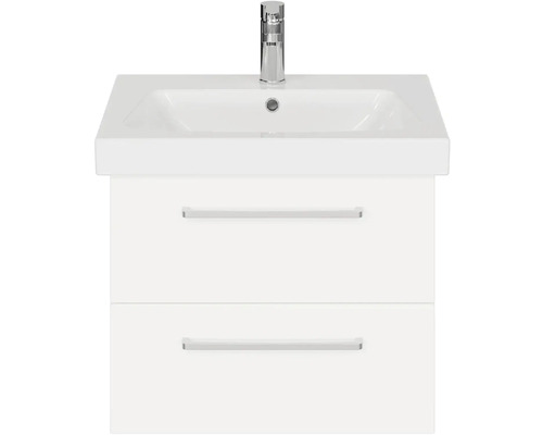 Skříňka pod umyvadlo se dvěma zásuvkami a umyvadlem