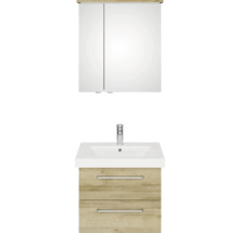 Koupelnová sestava Pelipal Sunline 105 Block dub 66 cm SET-107-107