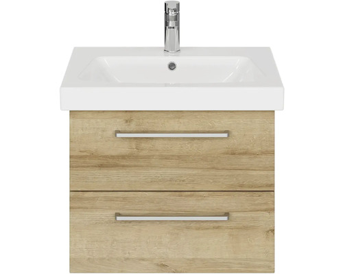 Skříňka pod umyvadlo se dvěma zásuvkami a umyvadlem