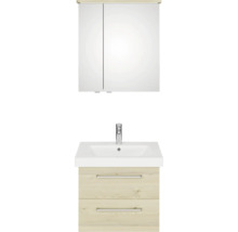 Koupelnová sestava Pelipal Sunline 105 Block dub 66 cm SET-107-108
