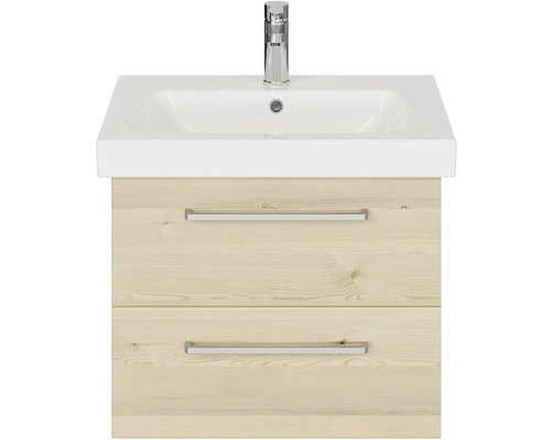 Skříňka pod umyvadlo se dvěma zásuvkami, umyvadlem a baterií