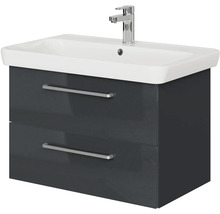 Koupelnová sestava Pelipal Sunline 105 Block šedá 80,5 cm SET-107-110