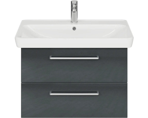 Skříňka pod umyvadlo s umyvadlem a dvěma zásuvkami