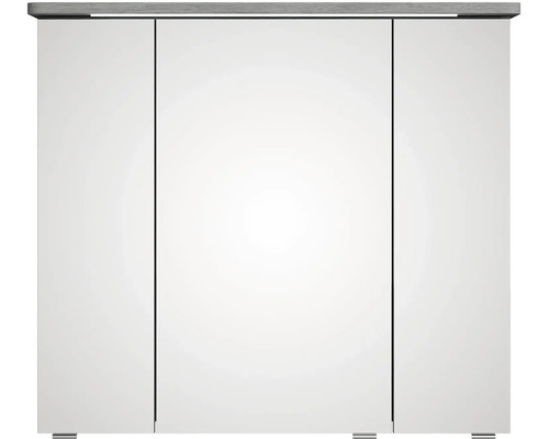 Zrcadlová skříňka se třemi dvířky do koupelny