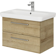 Koupelnová sestava Pelipal Sunline 105 Block dub 80,5 cm SET-107-112