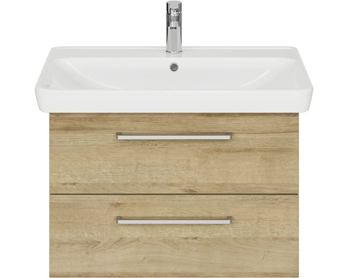 Umyvadlová skříňka se dvěma zásuvkami, umyvadlem a baterií