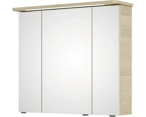 Zrcadlová skříňka se třemi dvířky do koupelny