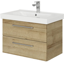 Koupelnová sestava Pelipal Sunline 105 Block dub 80 cm SET-107-117