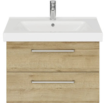 Koupelnová sestava Pelipal Sunline 105 Block dub 80 cm SET-107-117