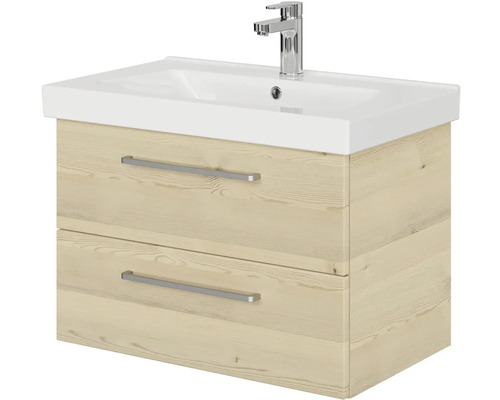 Skříňka pod umyvadlo s umyvadlem a baterií