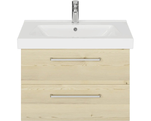 Skříňka pod umyvadlo se dvěma zásuvkami a umyvadlem na desku