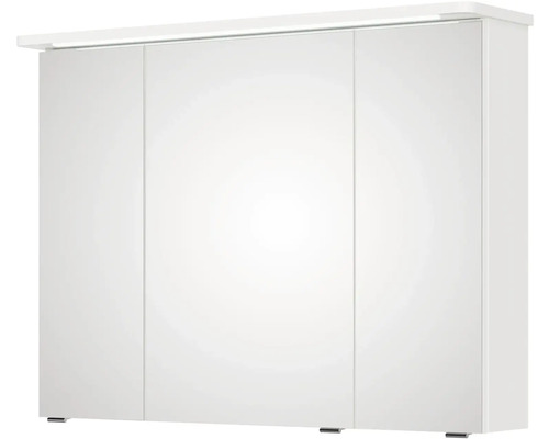 Zrcadlová skříňka se třemi dvířky a osvětlením