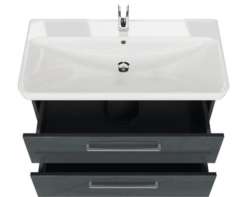 Umyvadlo se skříňkou a dvěma zásuvkami