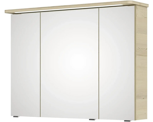 Zrcadlová skříňka se třemi dvířky a osvětlením