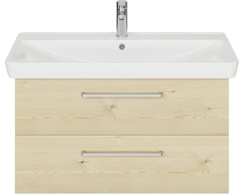 Umyvadlo se skříňkou, dvě zásuvky, armatura a umyvadlo