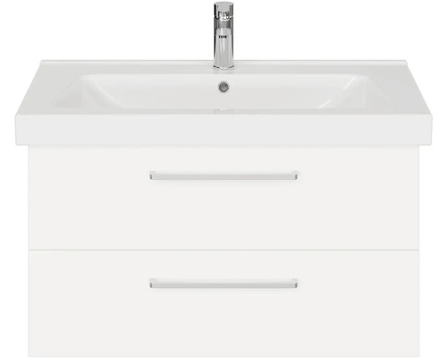 Skříňka pod umyvadlo se dvěma zásuvkami a umyvadlem