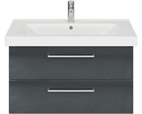 Skříňka pod umyvadlo se dvěma zásuvkami, umyvadlem a baterií