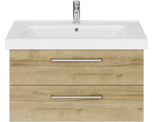 Skříňka pod umyvadlo se dvěma zásuvkami a umyvadlem