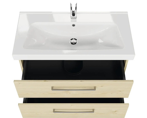 Umyvadlo se skříňkou, dvě zásuvky a keramické umyvadlo