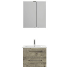 Koupelnová sestava Pelipal Sunline 121 Block dub 61 cm SET-121-153
