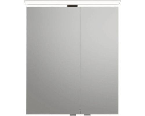 Zrcadlová skříňka se dvěma dvířky a osvětlením