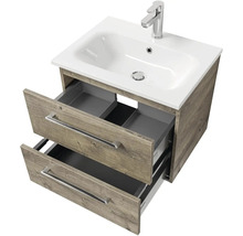Koupelnová sestava Pelipal Sunline 121 Block dub 61 cm SET-121-153