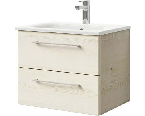 Skříňka pod umyvadlo se dvěma zásuvkami a umyvadlem