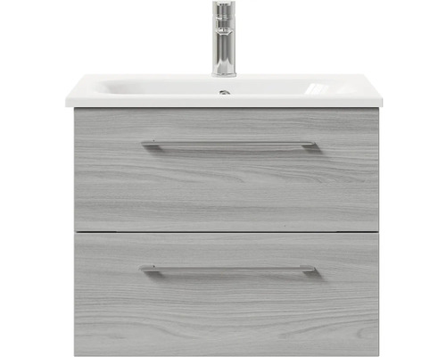 Umyvadlová skříňka se dvěma zásuvkami a baterií